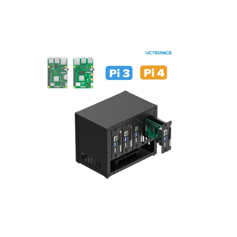 UCTRONICS Raspberry Pi Cluster - Raspberry Pi 4 评论和价格